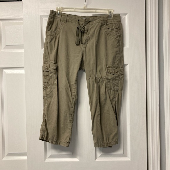 Chino Femme CARIBBEAN JOE'S Taille 4P Beige – Longueur Ajustable